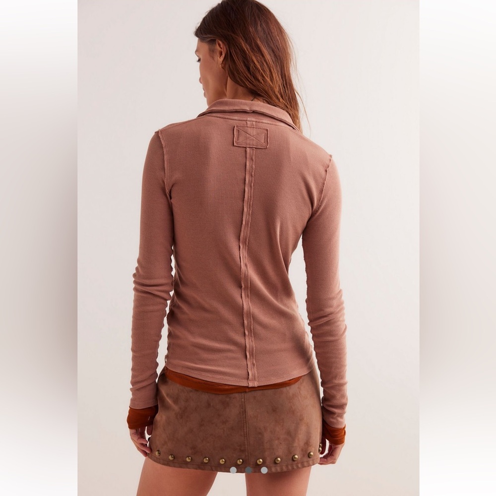 Free people we the free Betty Button down Top - Picture 4 of 9